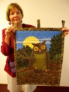 Suzanne Starjash - Owl Wall Hanging